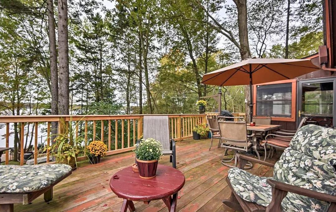 Lakefront Cabin Pvt Beach And Dock - Sunset Marina Arrowhead Lake Bagian luar foto