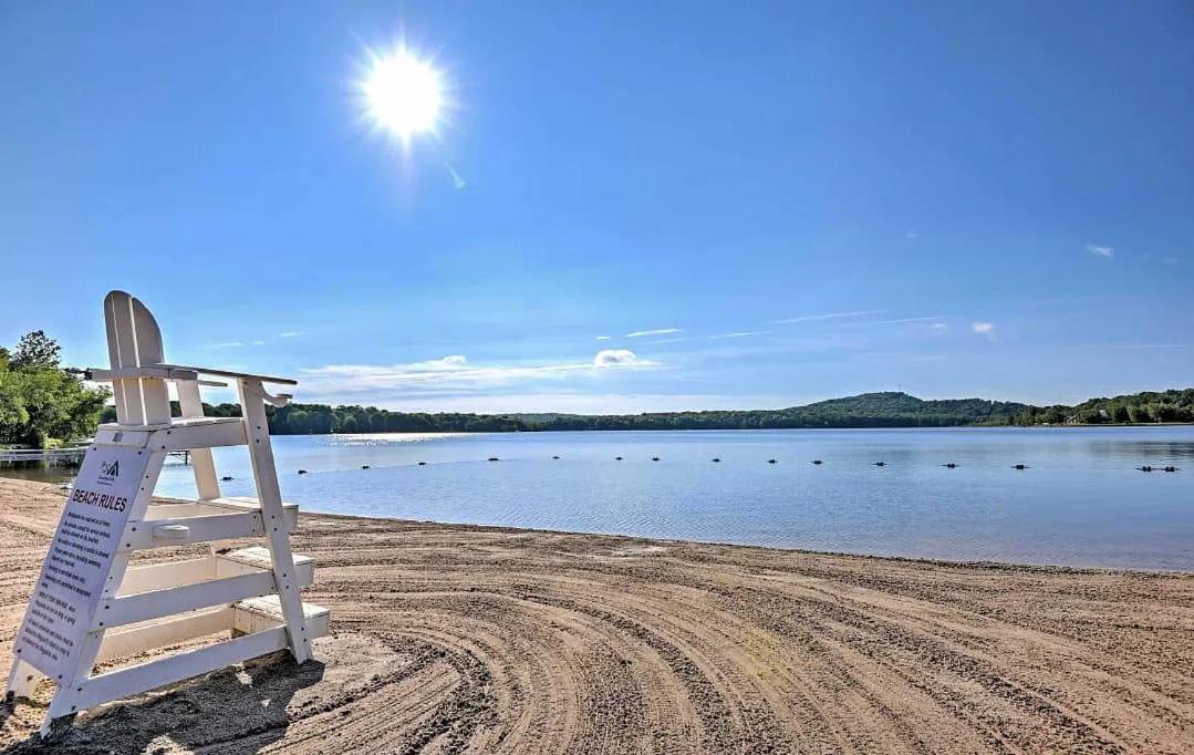 Lakefront Cabin Pvt Beach And Dock - Sunset Marina Arrowhead Lake Bagian luar foto